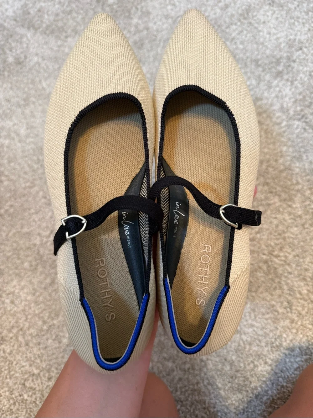 Rothy's The Point Mary Jane II flats